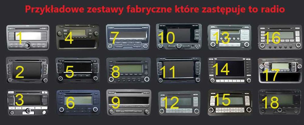 Radio Android do VW / Skoda / Seat – CarPlay, Android Auto | Kamera GRATIS!
