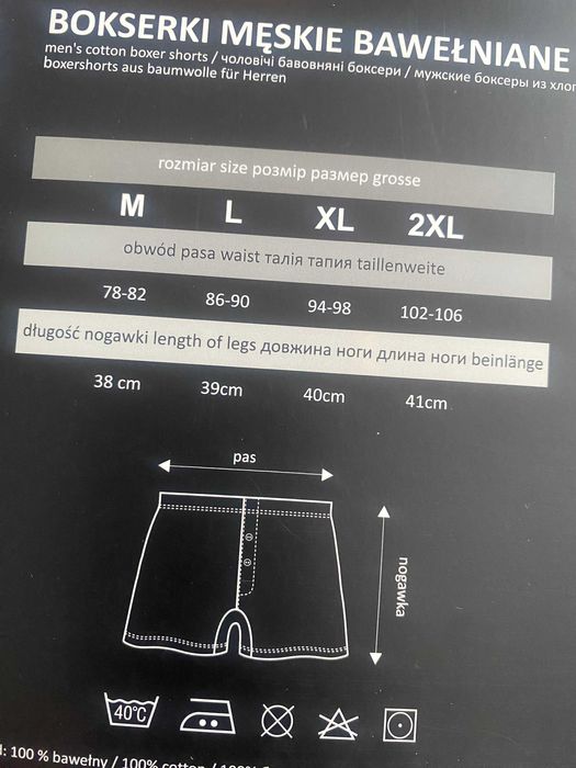 Super Bokserki Męskie L C+3