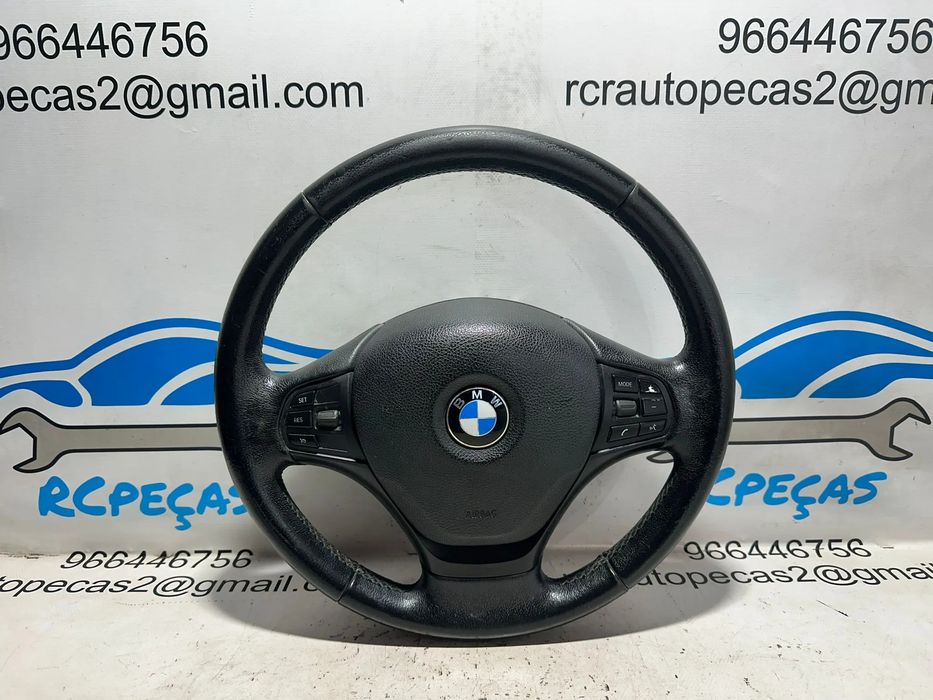 Volante Multifunções Comandos Original BMW Serie 1 3 Pele 62558003E