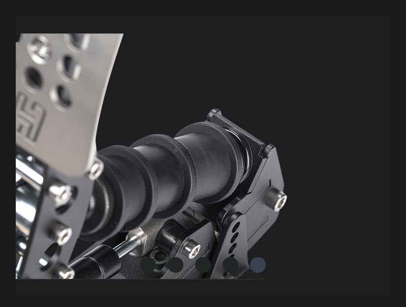 Pedais Sim Racing Ultimate+ 2-pedal set Black ou Silver