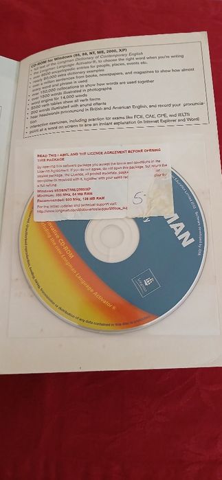 Dicionário de Inglês Longman, com cd