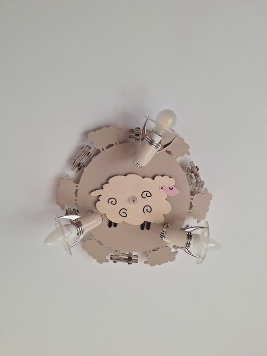 Zestaw lampa ścienna i sufitowa dla dzieci