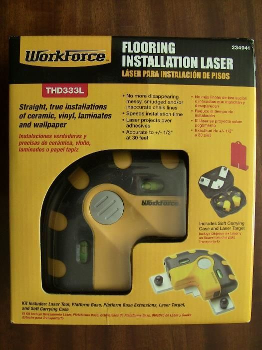 Лазерный уровень угловой WorkForce Flooring Installation Laser