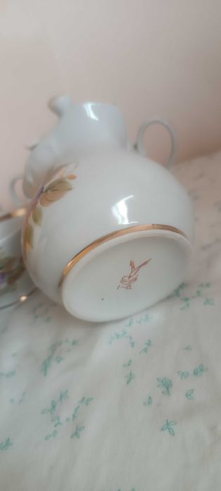 Чайний сервіз Кремгэс з росписом Сирень СССР Вінтаж