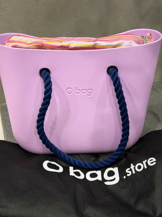 Torebka O bag w kolorze fiołkowym/liliowym