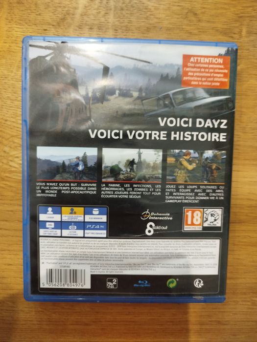 DAYZ - PS4, płyta w bardzo dobrym stanie