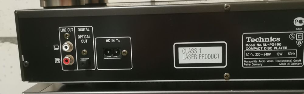 Odtwarzacz CD Technics SL-PG490 pilot