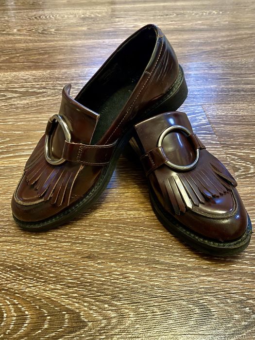 Лофери жіночі бордові