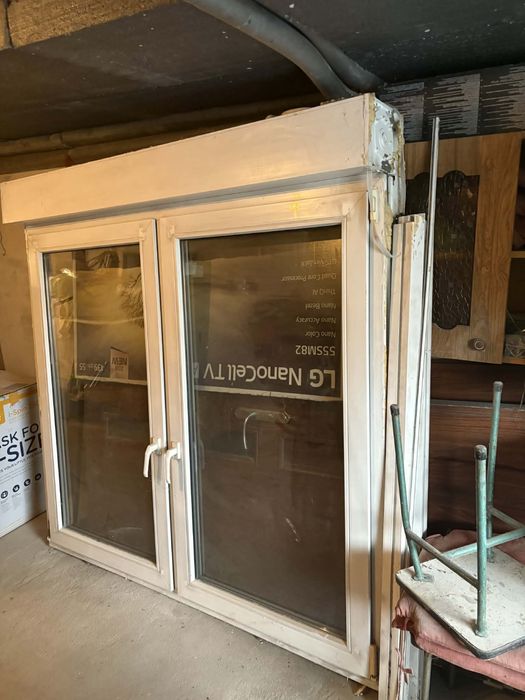 Okno z demontażu+roleta+ moskitiera wymiary 148/168