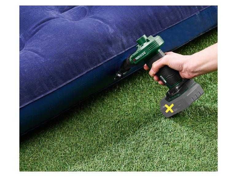 Bomba de ar e Compressor Parkside recarregável 20 V