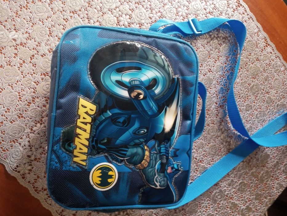 Teczka Batman, plecaczek scooby-doo gratis śniadaniówka dla chłopca