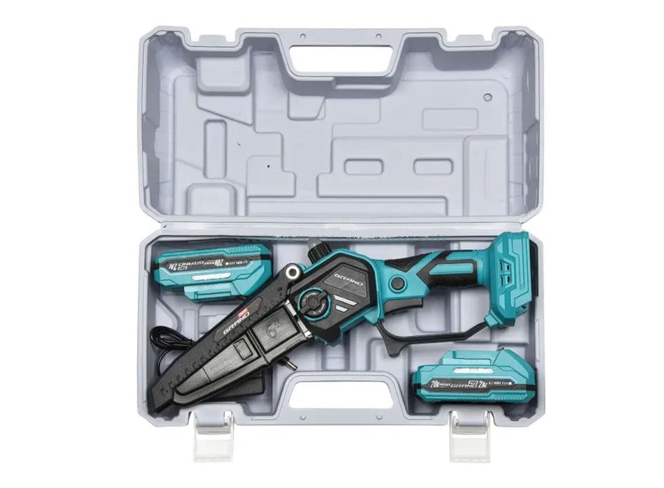 Акумуляторна пила Grand АПЦ-6/2-2 з подовжувачем (2 шини + 2 ланцюг)