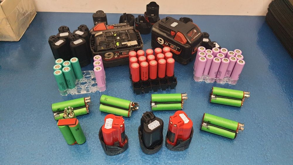 Ремонт, балансировка, перепаковка акб для электроинструмента Milwaukee