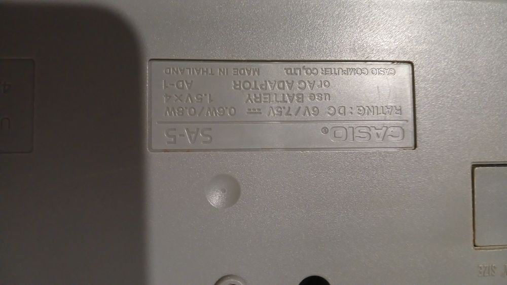 Дитячий синтезатор Casio Sa-5