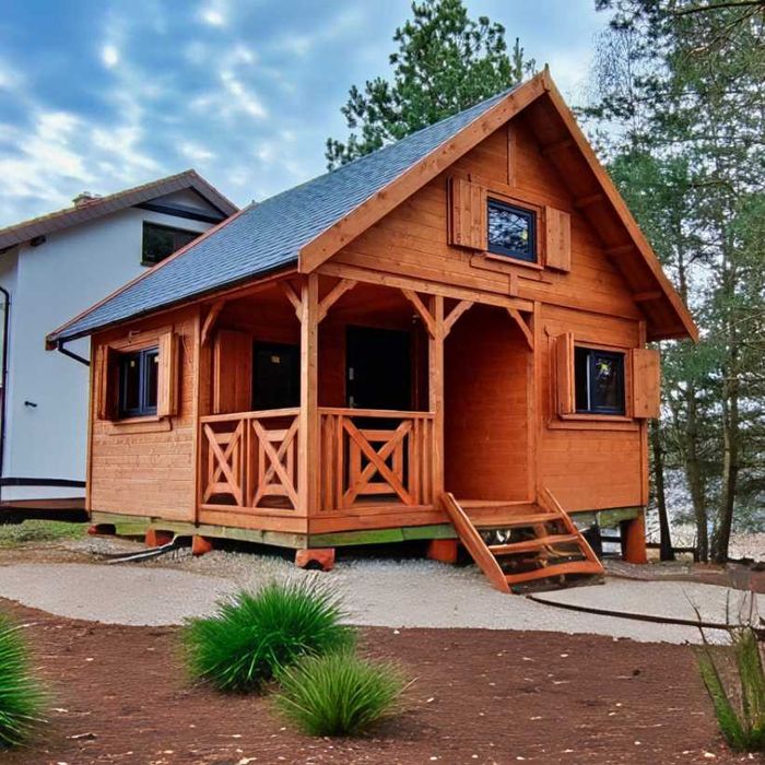 Domek ogrodowy Drewnolandia 500 x 500 cm