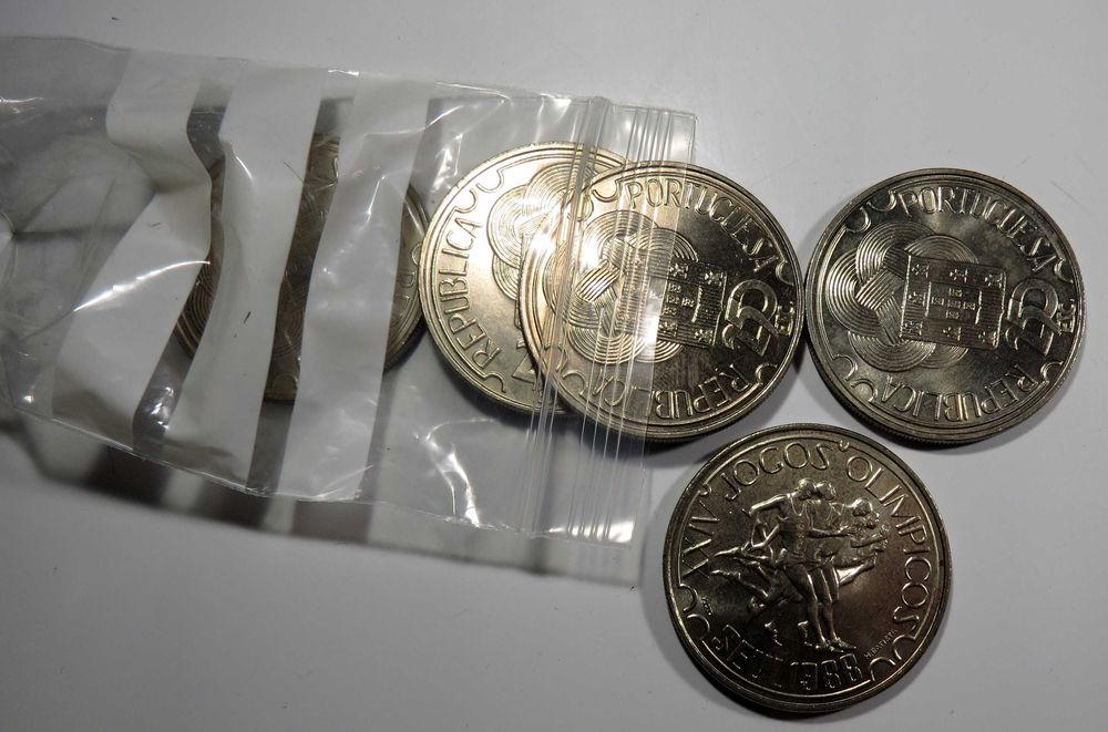 MOEDAS Republica - 250$ 1988 "Jogos Olímpicos Seul" - FDC.