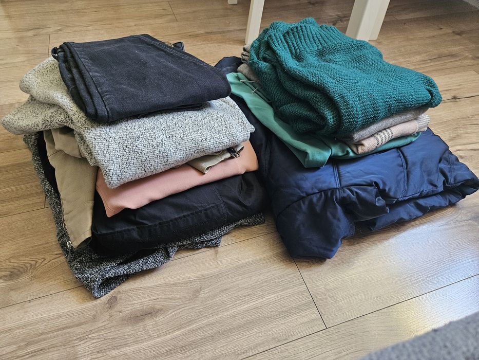 Ubrania damskie rozmiar M 38 + 2 pary butów Lasocki