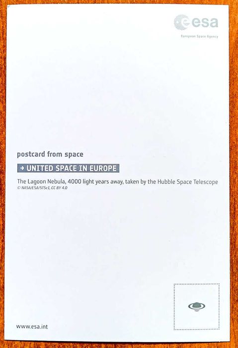 [KOSMOS] 2 oryginalne pocztówki European Space Agency [ESA]