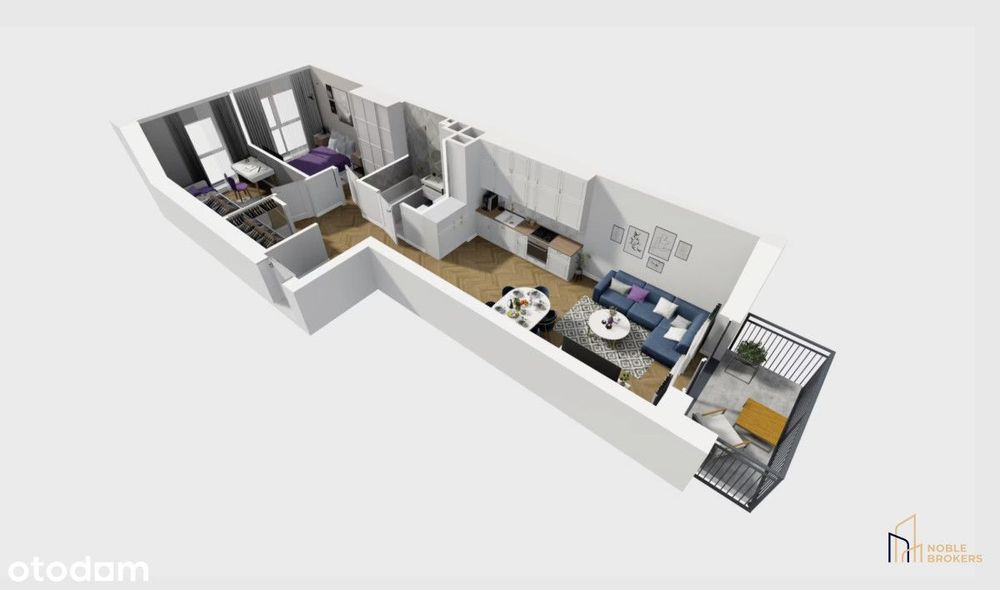 ul. Piaszczysta | 56m2 | bez Pcc |