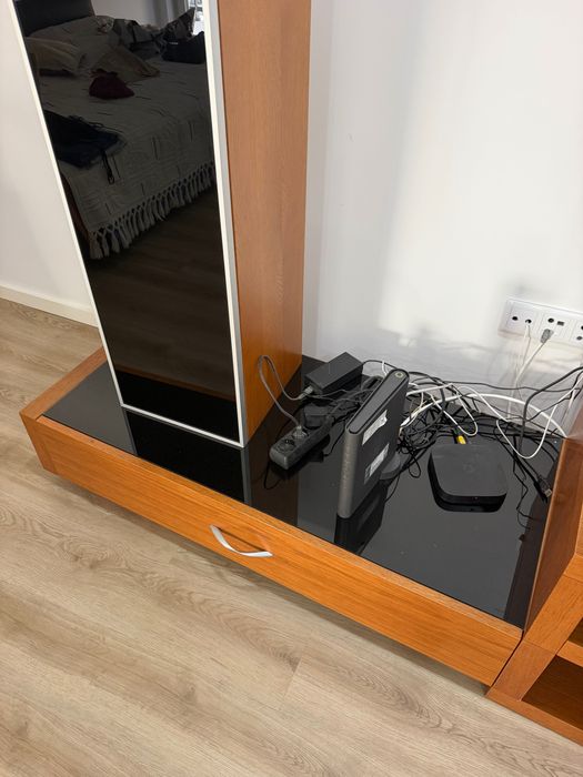Movel televisão mais módulo lateral