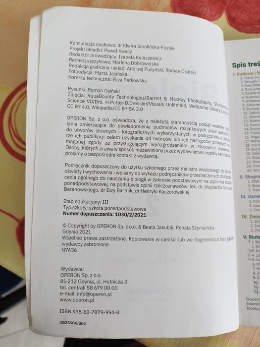 Biologia 2 podręcznik