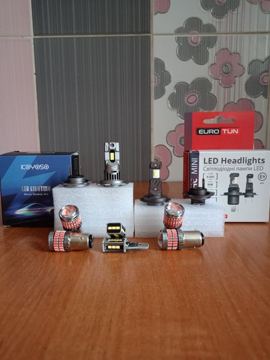 Продам лед лампы Н7,Т15,Р21.