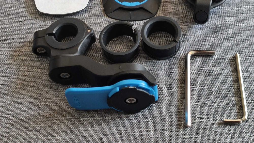 Uchwyt telefonu kierownicę roweru motocykla tłumik drgań jak Quad Lock