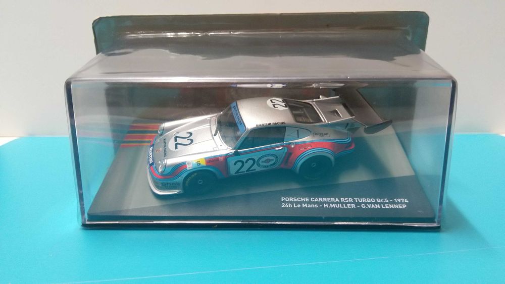 Porsche 911 Carrera RSR Turbo #22: 24h LM 1974 (2ºlug)-Miniat esc 1/43