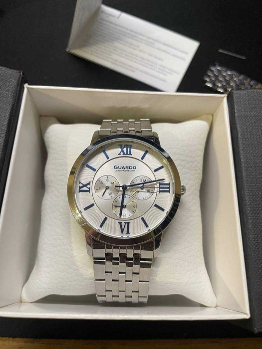 Чоловічий годинник Guardo S01953 • Ідеальний стан • Повний комплект