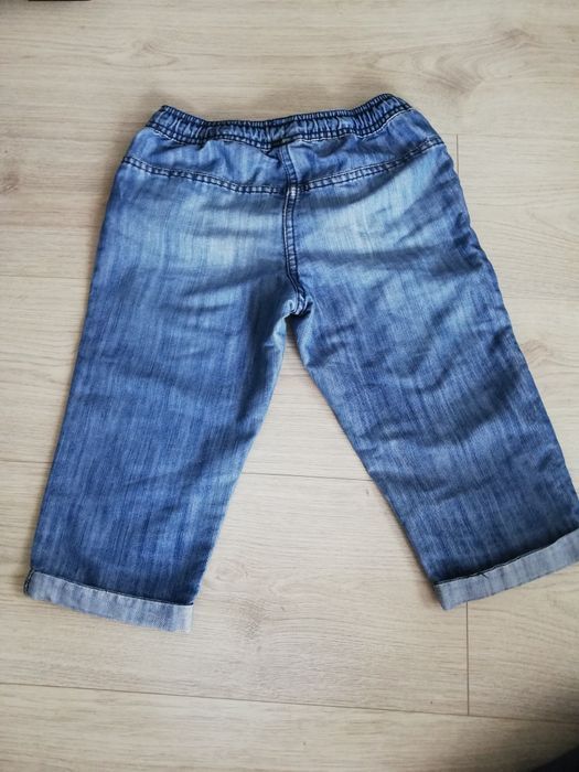 ZESTAW UBRAŃ rozm 128 sukienki spodnie jeansy bermudy RESERVED H&M