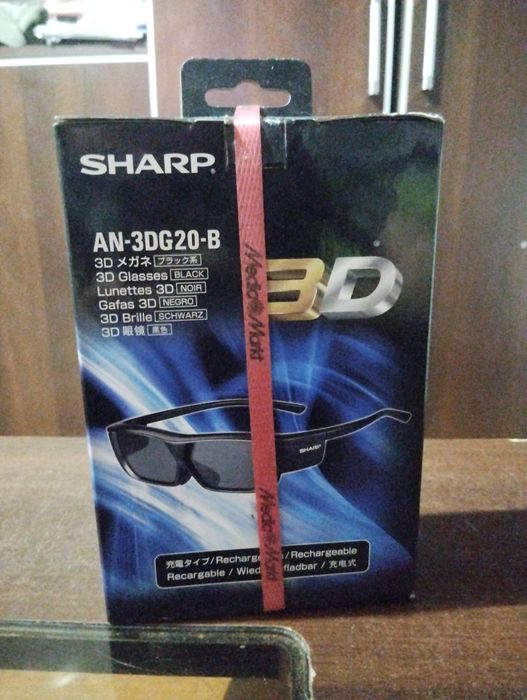 Okulary 3D SHARP AN-3DG20-B