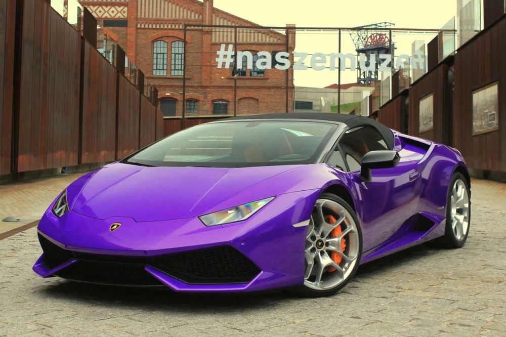 Wynajem sportowy samochód do ślubu Ferrari McLaren Lamborghini Skyline GTR Mercedes AMG Aston DB9 Mustang Camaro Premium auto na wesele zdjęcia film