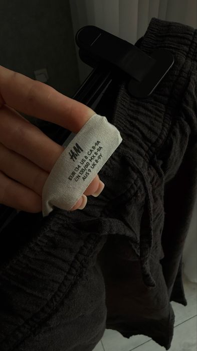 H&m штаны льняные 134 на мальчика