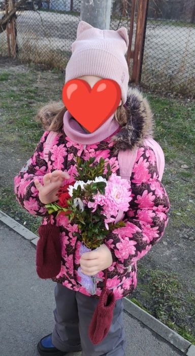 Куртка зима 116, 122, термо, пальто Lenne