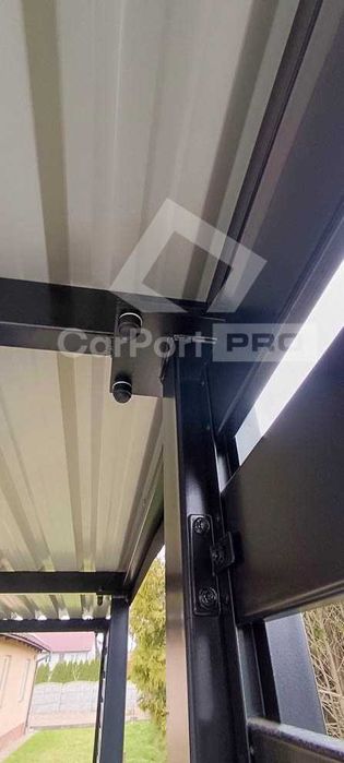 CarPort PREMIUM - wiata samochodowa 5x5 - antracyt  CP113