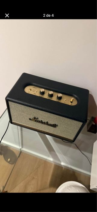 Coluna Marshall Acton II Bluetooth Preta