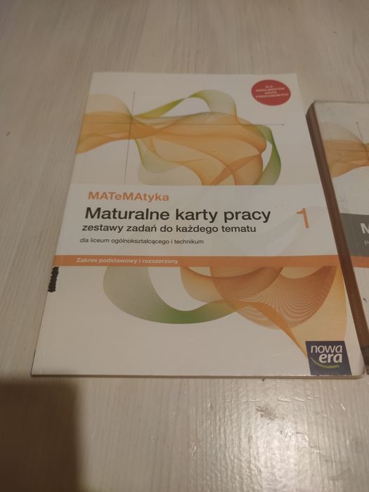 Matematyka 1 podręcznik i karty pracy puste