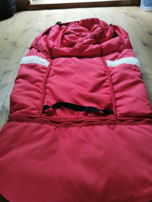 Spiworek do wózka, sanek wełna, duży