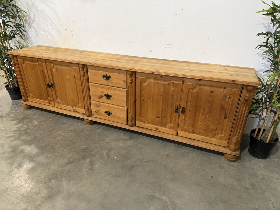 Piękna duża sosnowa komoda lite drewno super stan dowóz wysyłka