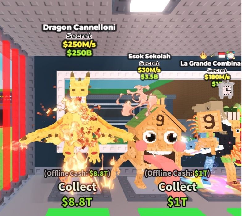 Steal a brainrot / Dragon Canneloni 250m/sec / Roblox