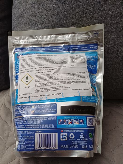 Kapsułki tabletki Finish do zmywarki 50 szt  nowe