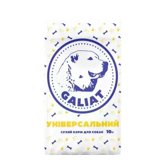 Сухий корм для собак усіх порід Універсальний 10 кг ТМ "Галіат"