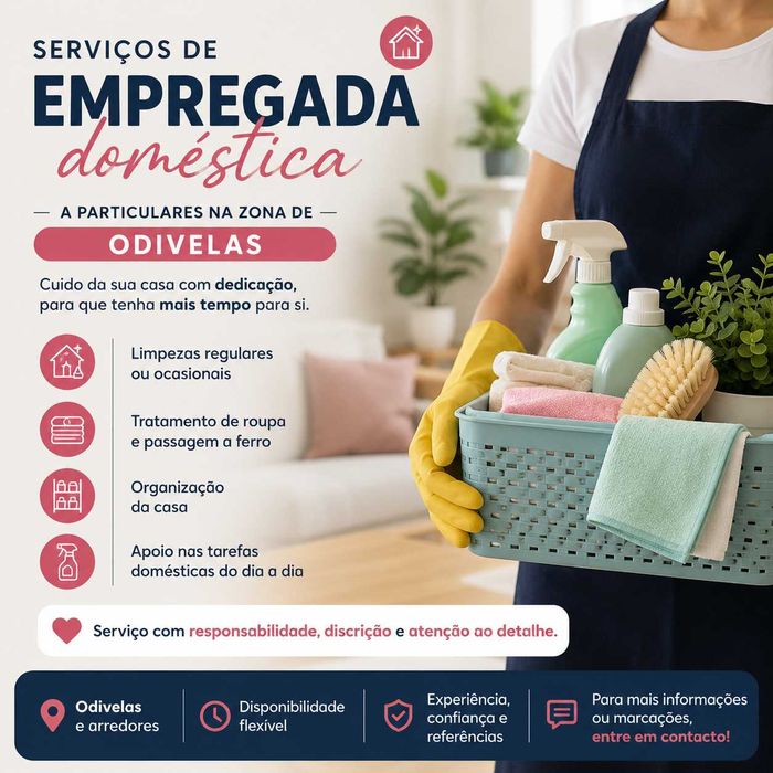 Empregada doméstica - Zona de Odivelas