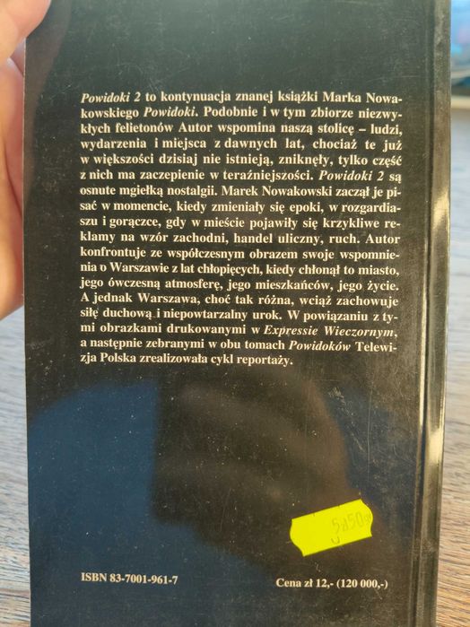 Książki z cyklu powidoki ¹⁵