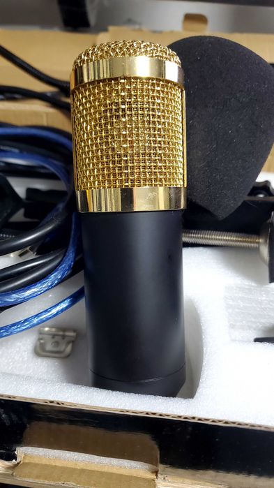 Студійний мікрофон для стрімів ХОКО MC-220 аналог BM800 комплект