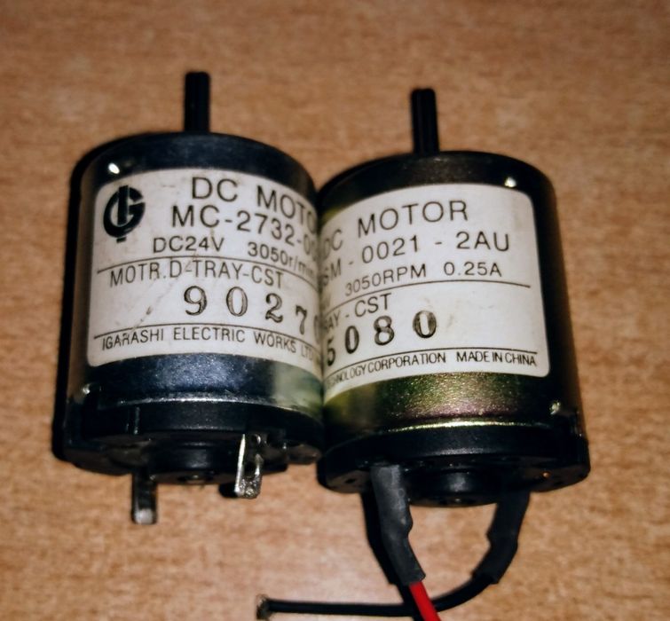 Silnik IGARASHI DC 24V/0,25A/3050obr/min-2 sztuki