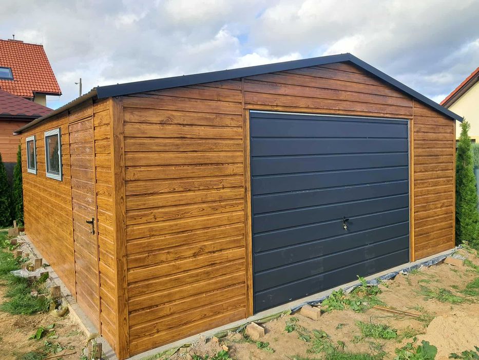 Garaż blaszany /domek/schowek ogrodowy 6x6 Producent SZYBKA REALIZACJA