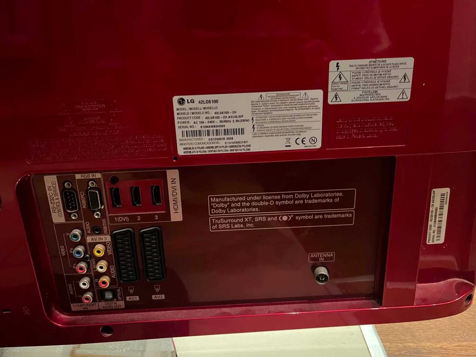 Telewizor LG 426100, trochę stary ale piękny i oryginalny