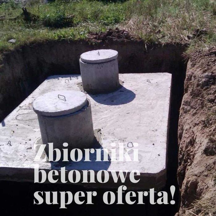 szambo betonowe 10m3 2 komorowy zbiornik EKO SZAMBA zbiorniki