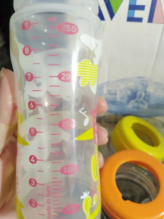 Esterilizador de biberões+ biberões chicco